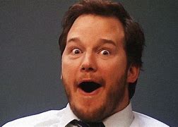 andy from parks and recreation excited