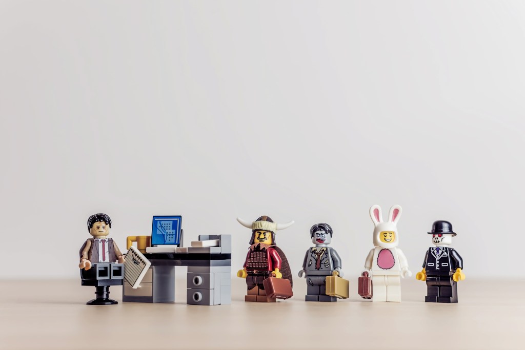 different lego people